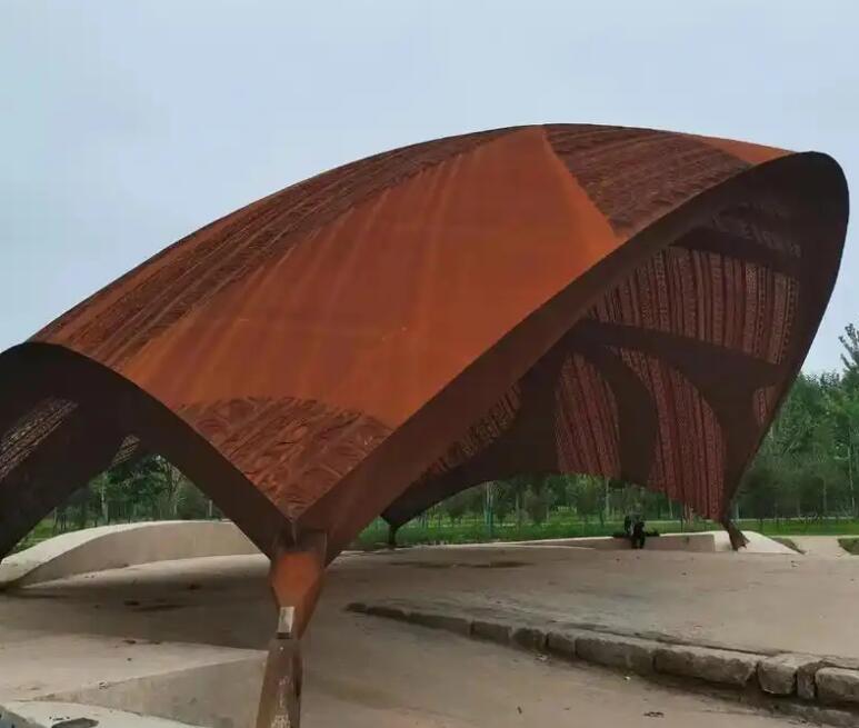 大同耐候钢幕墙案例